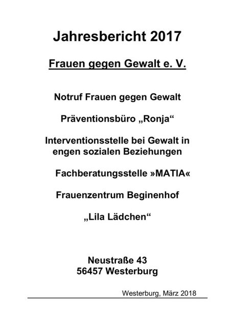 Jahresbericht 2017